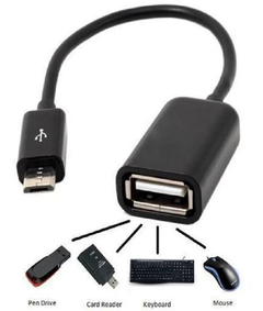 CABLE ADAPTADOR OTG HEMBRA USB A MICRO USB MACHO - comprar online