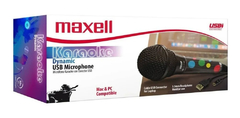 MICROFONO MAXELL USB KARAOKE NEGRO C/DISEÑO - comprar online