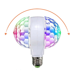 Imagen de LUZ LED - LAMPARA GIRATORIA DOBLE RGB OS-65