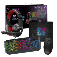 COMBO GAMER 4 EN 1SOUL: TECLADO+MOUSE+AURICULARES+MOUSEPAD