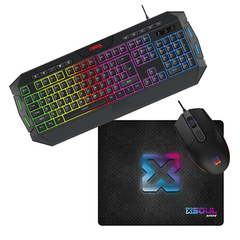 COMBO GAMER 4 EN 1SOUL: TECLADO+MOUSE+AURICULARES+MOUSEPAD