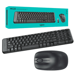 COMBO TECLADO + MOUSE LOGITECH WIR MK220