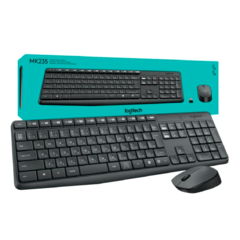 Imagen de COMBO TECLADO + MOUSE LOGITECH WIR MK235