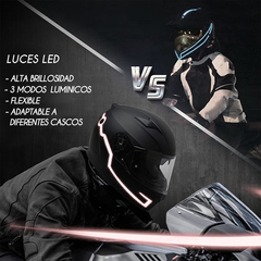 CINTA TIRA LUZ LED PARA CASCO - JJ02 - tienda online