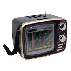 MINI RADIO PARLANTE PORTATIL SEISA YX-078UBT ROJO - comprar online