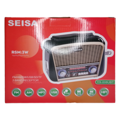 RADIO PARLANTE SEISA YX-008UBT - comprar online