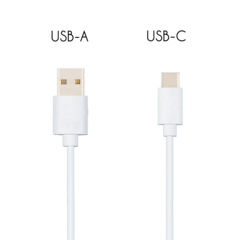 CABLE HY-C49 USB A TIPO C 3 METROS BLANCO 9 HEYU - DB Store