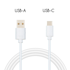 CABLE HY-C49 USB A TIPO C 3 METROS BLANCO 9 HEYU - tienda online