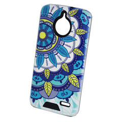 FUNDA MOTOROLA E4 TPU RIGIDO FLOR MANDALA - comprar online