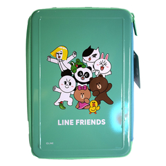 CARTUCHERA MOOVING DOBLE PISO LATA LINE FRIENDS - DB Store