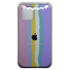 FUNDA PARA IPHONE 12 / 12 PRO RAINBOW ROSA A VIOLETA