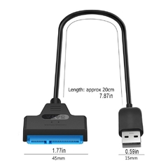 CABLE ADAPTADOR USB A SATA PARA DISCOS RIGIDOS - tienda online