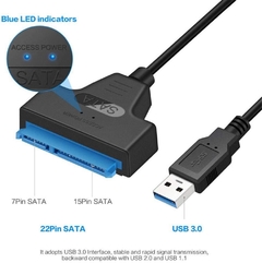 CABLE ADAPTADOR USB A SATA PARA DISCOS RIGIDOS - DB Store