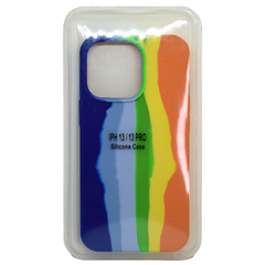 Imagen de FUNDA PARA IPHONE 13 / 13 PRO RAINBOW AZUL A NARANJA