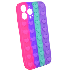 FUNDA PARA IPHONE 13 PRO MAX POP IT B FUCSIA A VIOLETA en internet