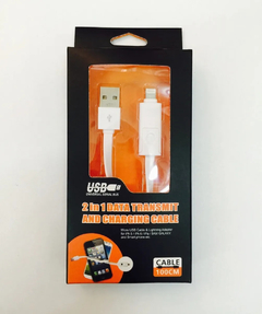 CABLE MICRO USB Y LIGHTNING 1 METRO 2 EN 1 en internet