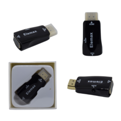 CONVERSOR HDMI A VGA C/AUDIO EN CAJA - DB Store