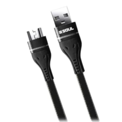 CABLE MICRO USB DENIM NEGRO - comprar online