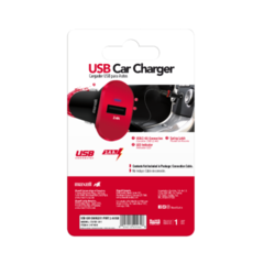 CARGADOR AUTO 1 USB MAXELL 12W 2.4 DUSB-201