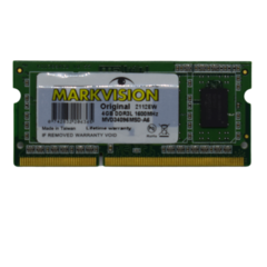 MEMORIA RAM MARKVISION SODIMM DDR3L 4GB 1600MHZ