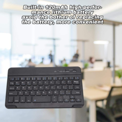 Imagen de MINI TECLADO INALAMBRICO SEISA DN-H028 8¨