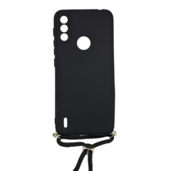 FUNDA COLGANTE P/ MOTOROLA E7 I POWER CON CORDON - comprar online