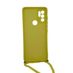 FUNDA COLGANTE P/ MOTOROLA G60S CON CORDON