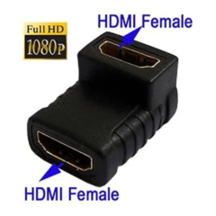 ADAPTADOR HDMI HEMBRA A HEMBRA 90 GRADOS - tienda online