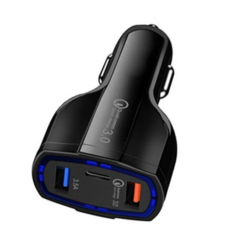 CARGADOR AUTO CARGA RAPIDA QC 3.0 USB C