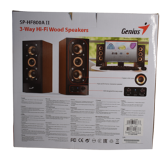 PARLANTES GENIUS SP-HF800A II MADERA WOOD