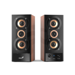 PARLANTES GENIUS SP-HF800A II MADERA WOOD - comprar online