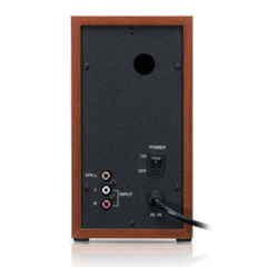 PARLANTES GENIUS SP-HF800A II MADERA WOOD - tienda online