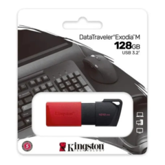 Imagen de PENDRIVE KINGSTON 128 GB DATA TRAVELER EXODIA M DTXM USB 3.2
