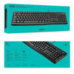 TECLADO USB LOGITECH K120 - comprar online