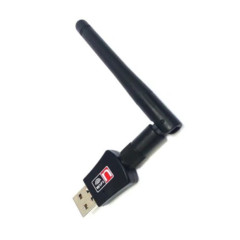 ADAPTADOR WIFI ANTENA USB 2.0 802.IN 2.4GHZ WIRELESS - tienda online