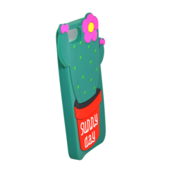 FUNDA P/ IPHONE 6 7 8 3D CACTUS - DB Store