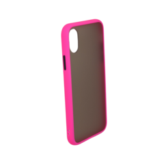 FUNDA IPHONE X BORDER COLOR MATE FUCSIA - comprar online