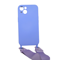 FUNDA COLGANTE P/ IPHONE 13 C/ CORREA ANCHA