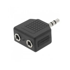 ADAPTADOR 1 A 2 MINIPLUG DOBLE ENTRADA AURICULAR 3.5MM DBS