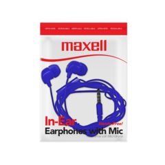 AURICULARES MAXELL IN EAR MICROFONO IN BAX MANOS LIBRES - tienda online