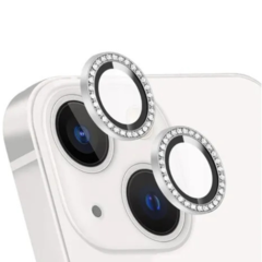 VIDRIO TEMPLADO P/ IPHONE 13 / 13 MINI MAX CAMARA TRASERA C/ DIAMANTES