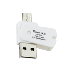 ADAPTADOR OTG USB A MICRO USB LECTOR MEMORIAS - comprar online