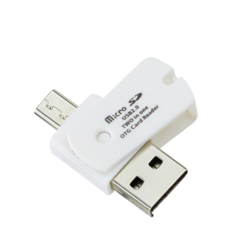 ADAPTADOR OTG USB A MICRO USB LECTOR MEMORIAS