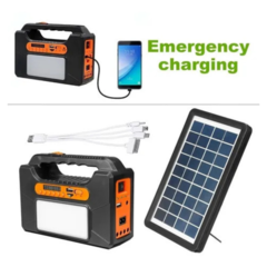 KIT PANEL SOLAR C/ LINTERNA, RADIO SEISA - tienda online