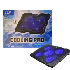 BASE COOLER P/ NOTEBOOK HASTA 17'' SEISA 118 AZUL