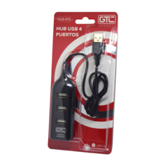 HUB 4 PUERTOS USB 2.0 GTC MULTIPLICADOR - comprar online