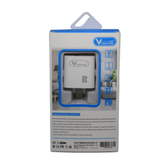 CARGADOR DE DOBLE SALIDA USB / TIPO C VIAKING - comprar online