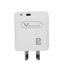 CARGADOR DE DOBLE SALIDA USB / TIPO C VIAKING