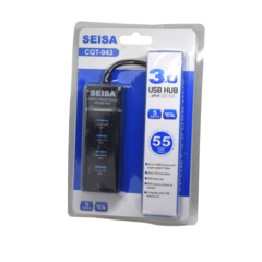 Imagen de USB HUB 3.0 4 PUERTOS 55 CM CQT-043 SEISA