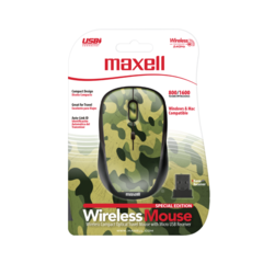 MOUSE INALAMBRICO MAXELL MOWL-201 CAMO en internet